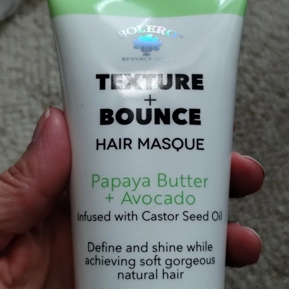 Bolero Beverly Hills texture bounce hair masque papaya & avocado 5 oz
